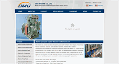 Desktop Screenshot of dmumarine.com